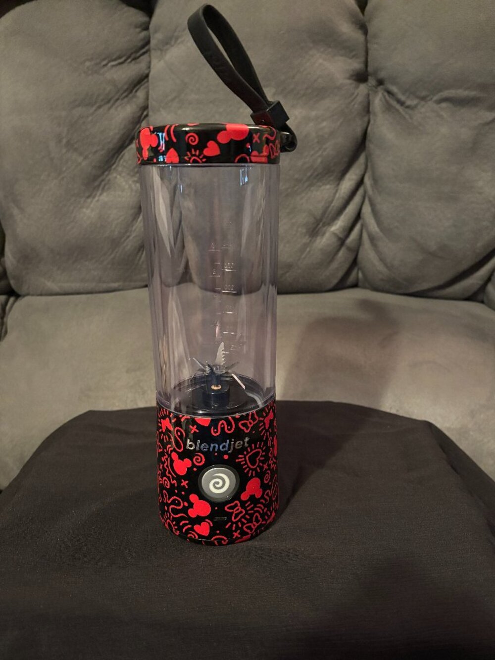 Disney Blendjet Mickey Mouse Portable Blender LoveStory Red Black-USB charger